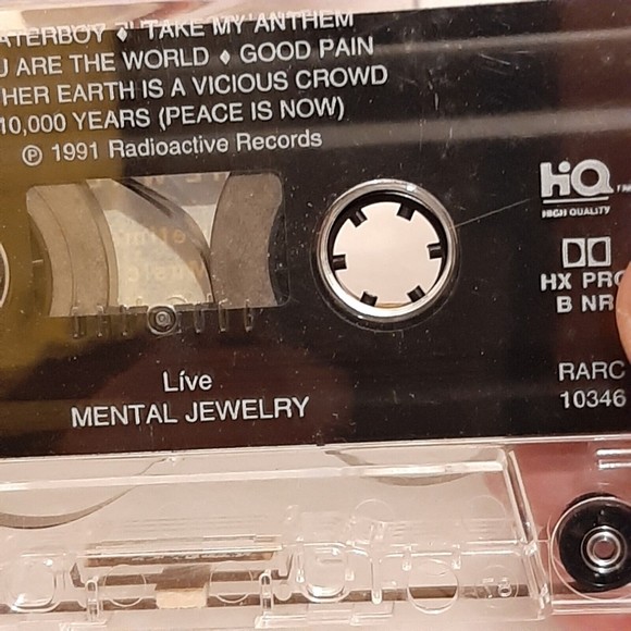 Live Mental Jewelry Cassette Tape Radioactive Records Alternative Rock 1991 READ - Picture 10 of 14